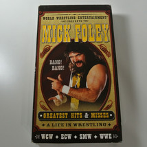 Mick Foley Greatest Hits &amp; Misses - Vintage Wwf Wwe Wrestling Video (Vhs, 2003) - £10.32 GBP