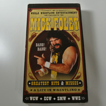 MICK FOLEY Greatest Hits &amp; Misses - Vintage WWF WWE Wrestling Video (VHS... - $242.91 MXN