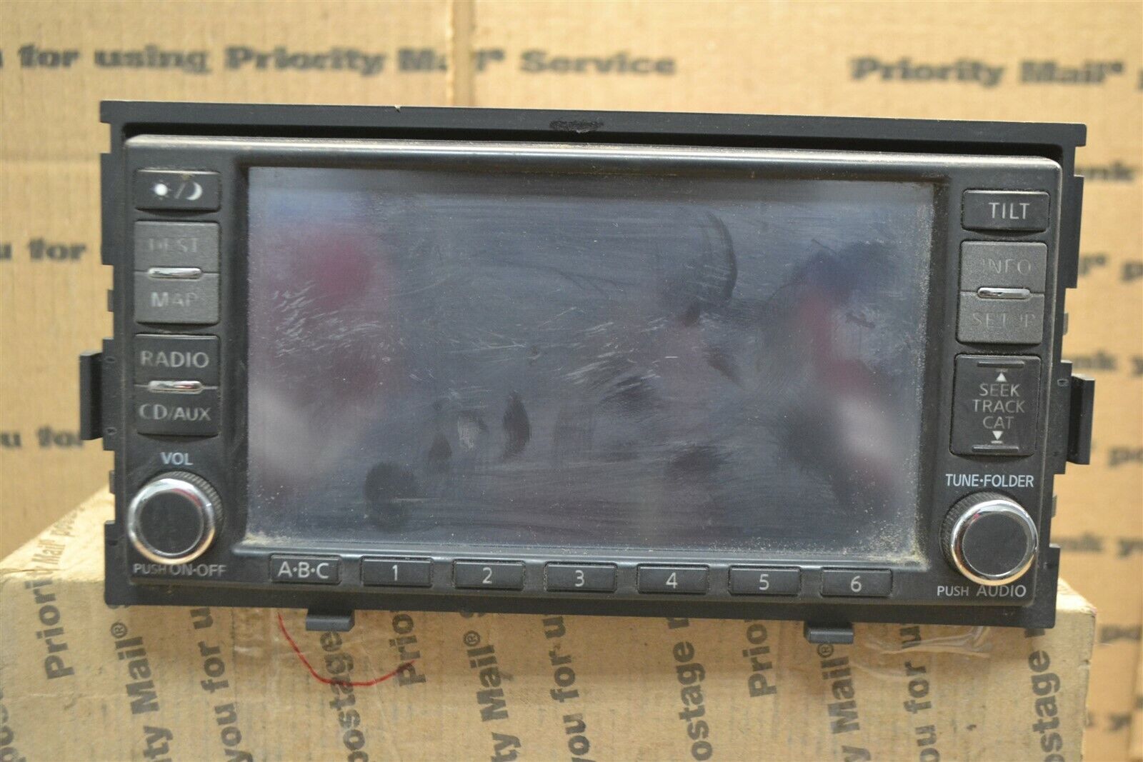 08-09 Nissan Altima Radio Navigation CD Player Stereo Radio 25915JA00B 1308-11d6 - £23.59 GBP