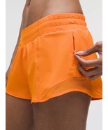 LULULEMON HOTTY HOT LOW RISE SHORT 2.5”~LIT ORANGE~LINED~0 2 4 6 8 10 12... - €60,26 EUR
