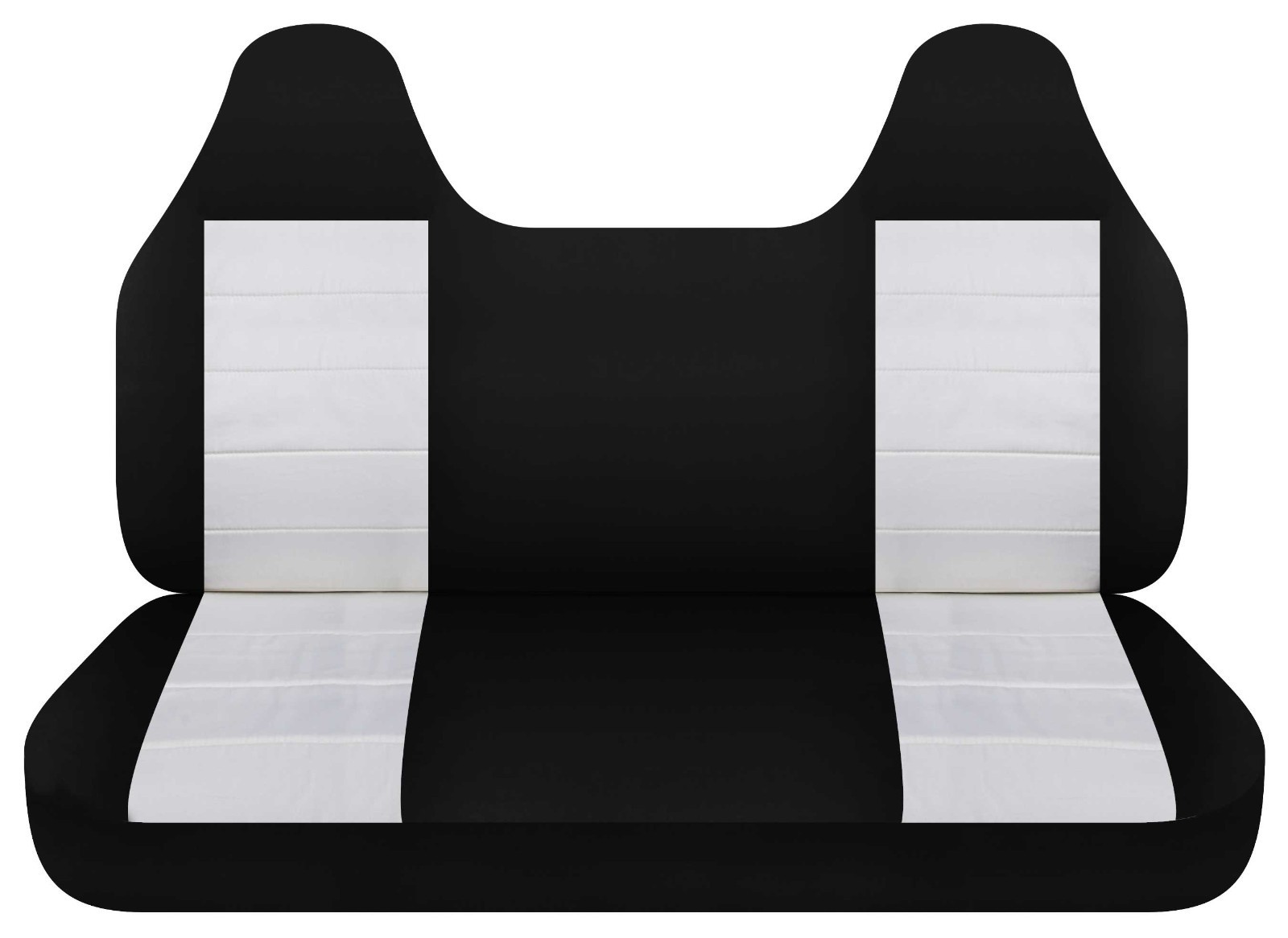 Front bench seat covers fits 1999 to 2010 Ford F450 Super Duty truck two tone Item image 14