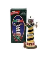 Mr. Christmas Cape Hatteras Animated Lighthouse Santa &amp; Reindeer VTG 199... - €38,71 EUR