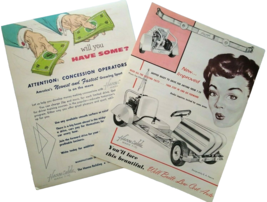 Gas Powered Go Carts FLYERS Buggies Midget Race Cars 1950s Original Hanna Mobile - £10.70 GBP