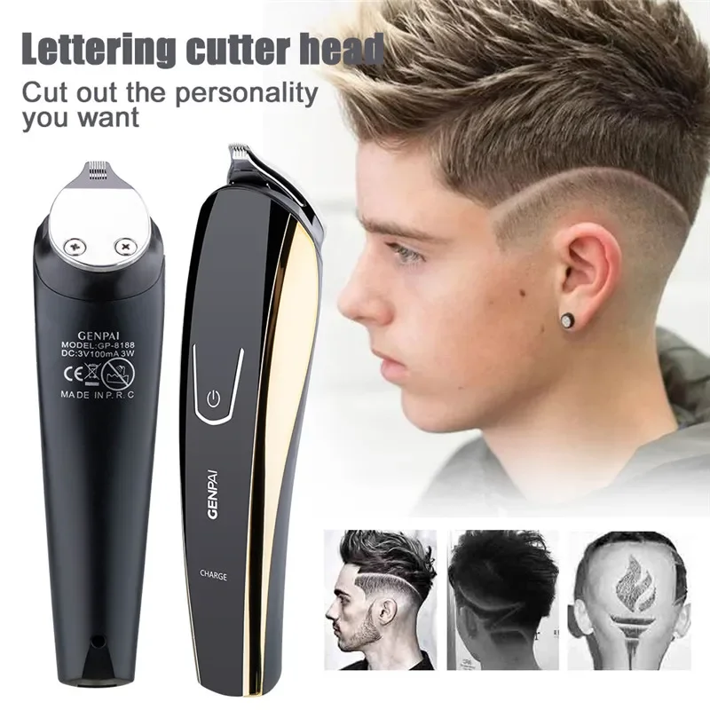Portable Rechargeable Hair Clipper Electric Cordless Hair Trimmer Pro Hair - £29.18 GBP