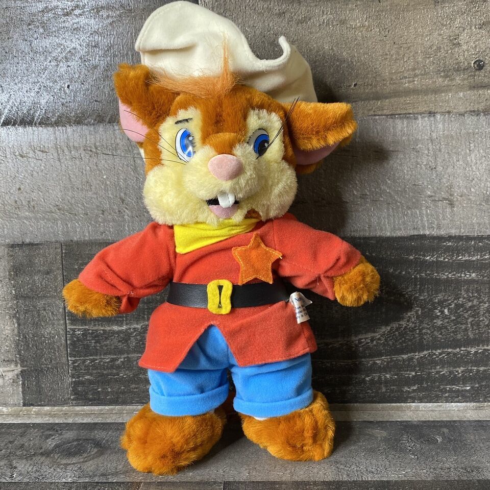 An American Tail Fievel Goes West Plush; Vintage Toy Network; Universal Studios - $16.34