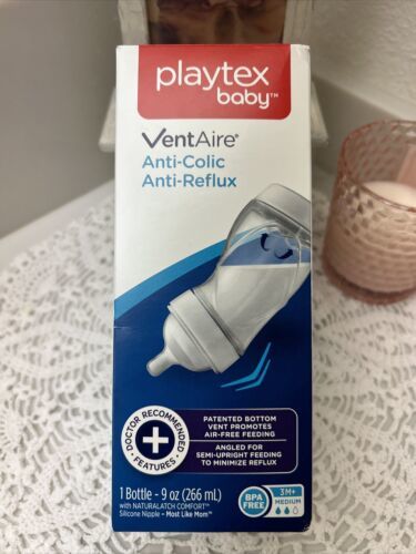 Playtex Baby VentAire Reduced-Colic Baby Bottle, BPA Free 9 oz 3M+ Med - $8.59