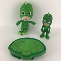 PJ Masks Gekko Lot Talking 6&quot; Figure Amulet Lights Sound Belt Plush Toy Frog Box - £16.95 GBP