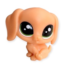 Littlest Pet Shop Mini Scale Toy Figurine: Orange Puppy Dog, 1 in. - $8.90