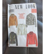 New Look 6017 Sewing Pattern Jacket And Collar Sizes A 6-8-10-12-14-16 1... - $9.49