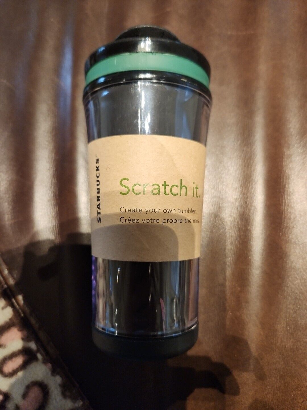 Starbucks Scratch It. Create Your Own Tumbler 8 Ounce 2011 DIY To Go Cup New! - $26.63