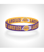 Reversible Los Angeles Lakers Bracelet Wristband LA Lakers Laker Nation  - $16.29 CAD+