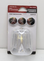 Pfister Windsor Replacement Handle 940-740A Acrylic Skirts Clear For Tub... - $17.89 CAD