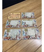 Vintage Lot of 6 Native American Indian Tribes Postcard Souvenir Travel ... - €17,11 EUR