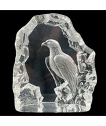 Royal Krona Mats Jonasson Signed Bald Eagle Crystal Figure Sculpture Swe... - £33.76 GBP