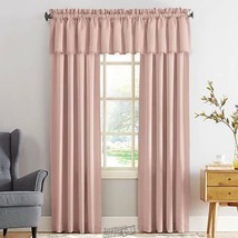 Sun Zero Madison Valance Blush 54"W x 18" L Curtains - £13.44 GBP