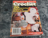 Crochet Digest Spring 2000 Magazine Fan Towel Topper - £2.36 GBP