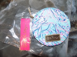 Lilly Pulitzer Bayside Blue Zoete Pouch Under the Moon OS NEW - £29.17 GBP