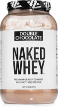 Naked Whey Double Chocolate Grass Fed Whey Protein Powder, 25G Protein, ... - £41.64 GBP