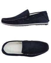 Fabi Men&#39;s Dark Blue Suede Loafer Italy Driving Shoes Moccasins Sz US 12... - $251.23