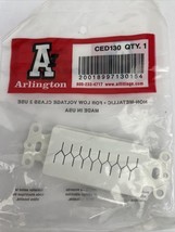 Arlington CED130 Decora-Type Cable Entry Device w/ Slotted Cover - $12.17