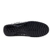 Kratos Genuine Caiman Crocodile Fashion Sneaker Newspaper Gray image 5
