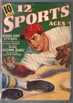 12 Sports Aces  5/1940-pulp fiction-baseball-golf-tennis-VG - £80.71 GBP