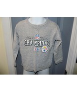 Vintage NFL Pittsburgh Steelers Super Bowl XL Champions LS Shirt Size 2T... - £14.54 GBP