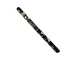 Colored Bamboo Wooden Native Tribal Nature Pattern Flute Woodwind Recorder - Han - $17.81+