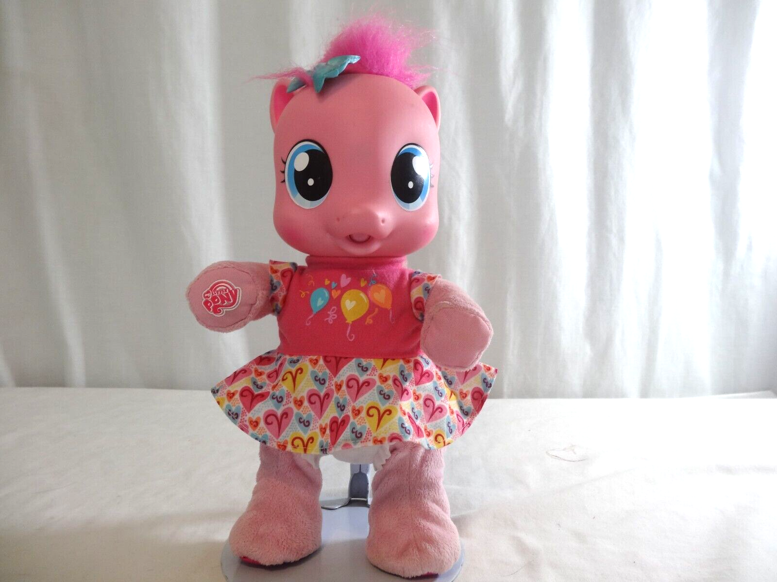 My Little Pony So Soft Baby Pinkie Pie Doll Learns To Walk 12" by Hasbro 2010 - £9.40 GBP