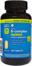 Member&#39;s Mark Super B-Complex Dietary Supplement (300 Count) - £23.53 GBP