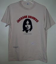 Jackson Browne Concert Tour T Shirt Vintage 1980 L.A. Single Stitched Size Large - £195.91 GBP