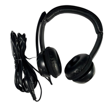Logitech USB Headset A-00052 Wired with Mic Black Tested - $11.96