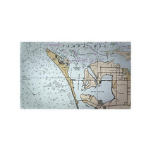 Betsy Drake Anna Maria Island FL Nautical Map Door Mat - 18 x 26 in. - $70.46 CAD