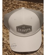 TOMMY BAHAMA MEN&#39;S #1 GRANDPA GRAY WHITE MESH  BASEBALL CAP HAT +RECIPE ... - $19.79