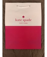 Kate SPADE Shopping Paper Gift Bags - Pink &amp; White 10&quot; x 8&quot; x 4.5&quot; - £3.11 GBP