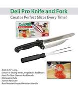 Deli Pro Knife and Fork with Slicing Guide - £15.27 GBP