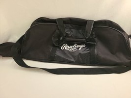 Rawlings 35&quot; Baseball / Softball Black Bat Glove Equipment Bag Straps Fe... - £19.34 GBP