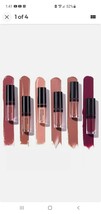 New bareMinerals * A LITTLE LIP * 6pc Mini Gen Nude Matte & Shine Lip Set image 3