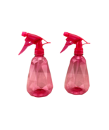 2-Piece Set of 22oz Diamond Plastic Water Bottle Sprayers with Adjustabl... - £6.86 GBP