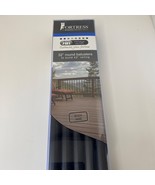 32 in x 3/4 in Black Sand Steel Round EZ Mount Deck Railing Baluster 10 ... - $36.24 CAD