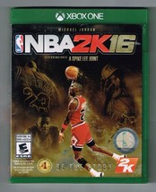 NBA 2K16 Michael Jordan Xbox One video Game Disc &amp; Case - £11.47 GBP
