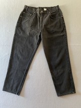 Vintage Levis 545 Jeans 34x28 Black Denim Relaxed Loose Skater Baggy Tag 36x29 - £23.35 GBP