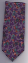 Perry Ellis 100% silk Tie 58&quot; long 3 1/2&quot; wide Butterfiles - $9.98