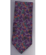Perry Ellis 100% silk Tie 58&quot; long 3 1/2&quot; wide Butterfiles - $9.98