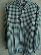 New .Mens Chaps Cotton Hunter Green Plaid L/S Casual Shirt S Msrp $49. - £13.44 GBP