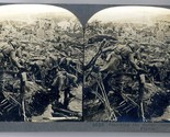 Soldiers Searching the Ruins Somewhere in France Keystone Stereoview Wor... - $17.82