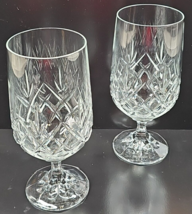 2 Schott Zwiesel Classic Clear Iced Tea Set Vintage Crystal Fan Cut Stem... - £37.20 GBP