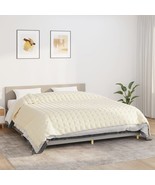  Weighted Blanket Light cream Brushed polyester microfiber King - $201.01 CAD