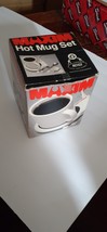 MAXIM Hot Mug Stoneware Set in Box (Cup, SS Spoon and Electric Warmer) New Box - £19.65 GBP