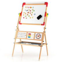3-in-1 Wooden Art Easel for Kids with Drawing Paper Roll - $84.29